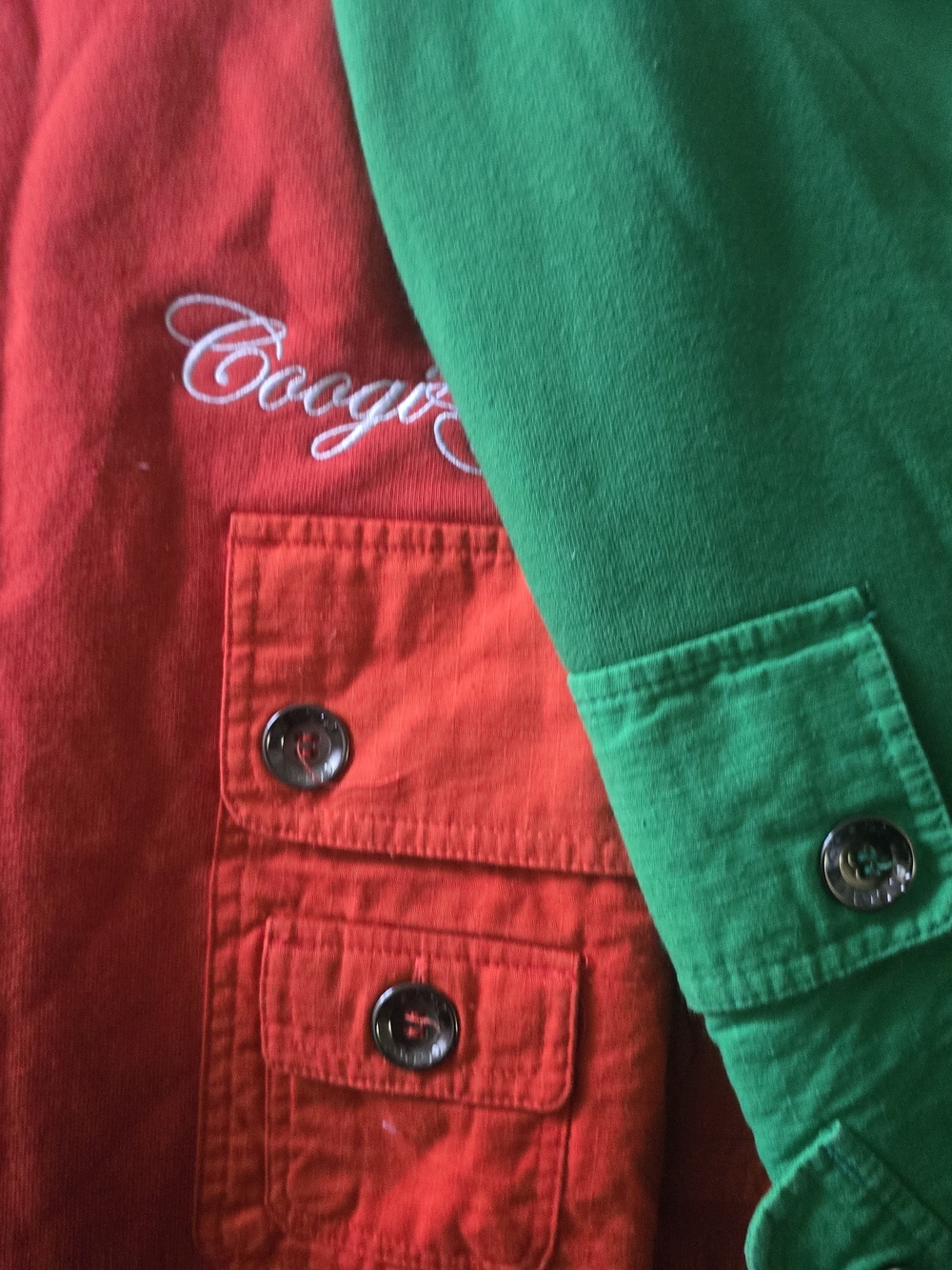 Coogi Jogger Shorts Big & Tall XXL - Navy, Green, OG Orange 3 Set Bundle